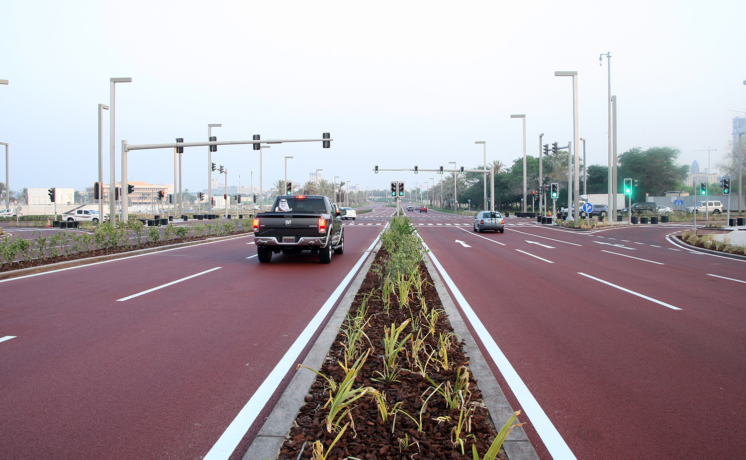 افتتاح الشارع “الأحمر” في كورنيش الدوحة