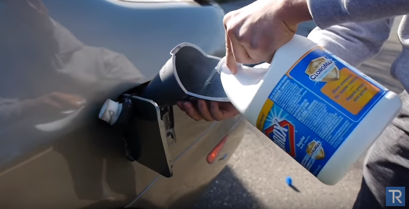 Watch: What Happens If You Fill Up a Car with Bleach?